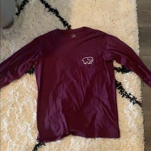 Purple long sleeve Ivory Ella t-shirt